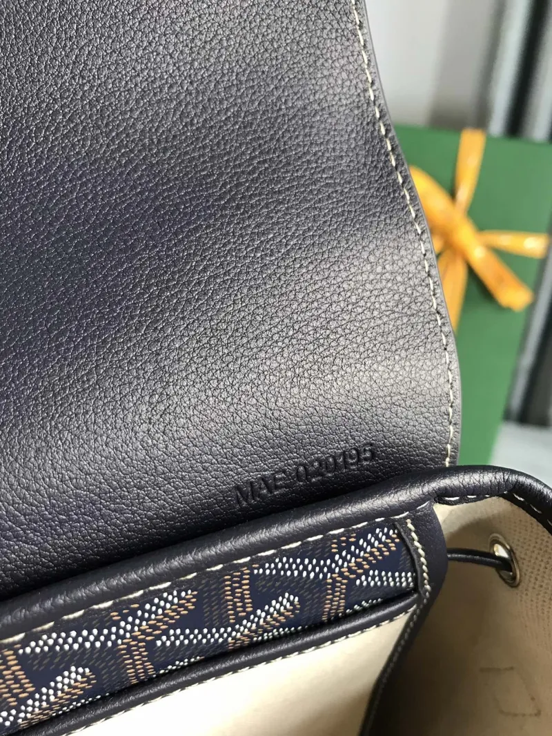 Goyard Navy Backpack Model 70 - Image 6