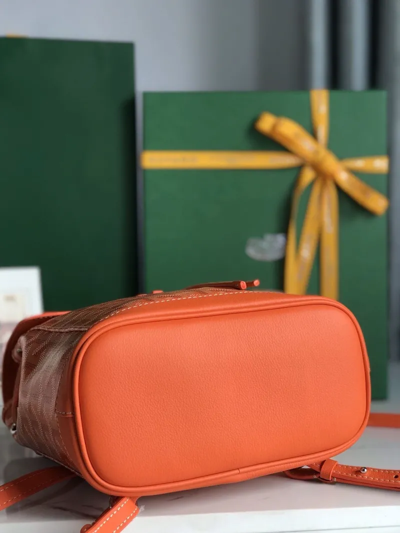 Goyard Orange Mini Backpack 78 - Image 4