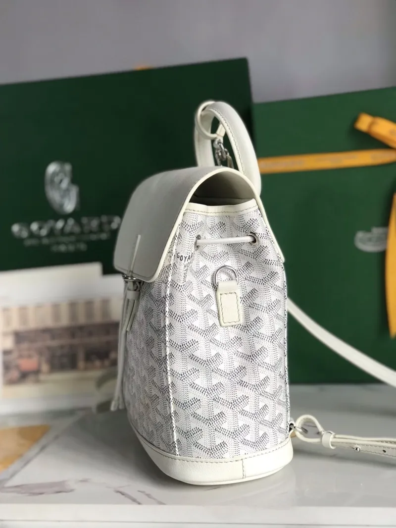 Alternative view of Goyard White Mini Backpack 80