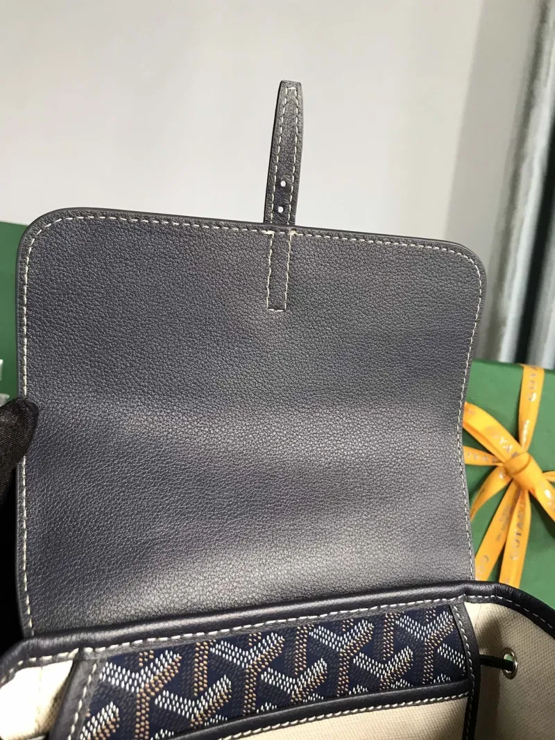 Goyard Navy Blue Backpack Model 81 - Image 8