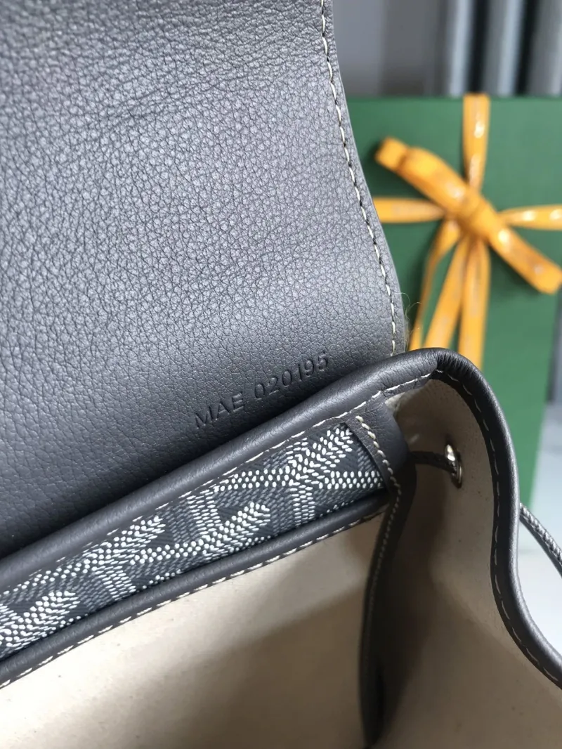 Goyard Dark Gray Mini Backpack - Image 7