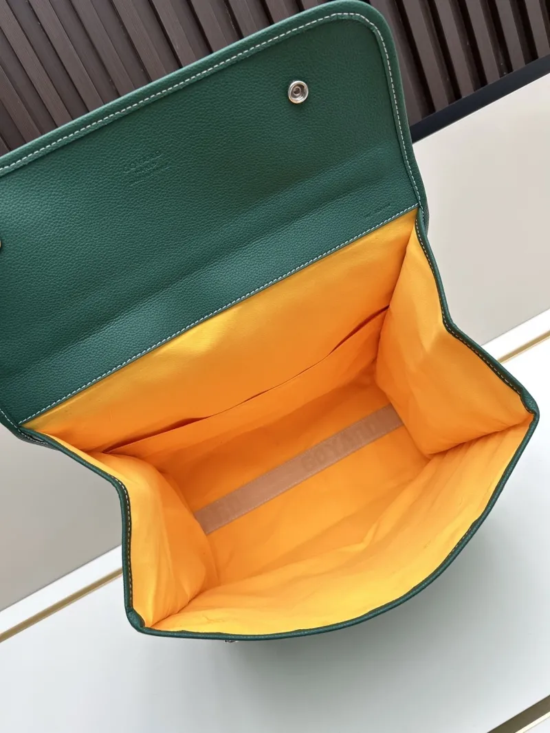Goyard Green Luxury Designer Backpack - Image 7