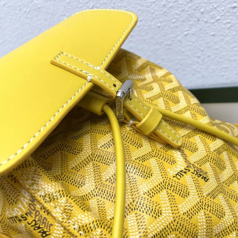 Goyard Yellow Mini Backpack 809 - Image 4