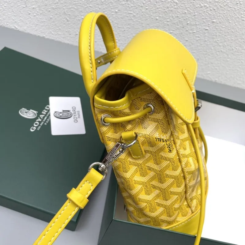 Goyard Yellow Mini Backpack 809 - Image 5