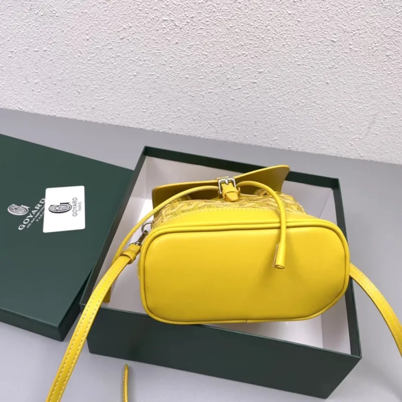 Goyard Yellow Mini Backpack 809 - Image 6