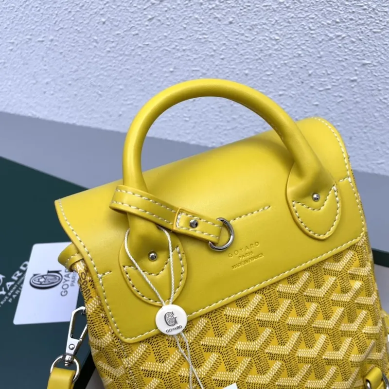 Goyard Yellow Mini Backpack 809 - Image 9
