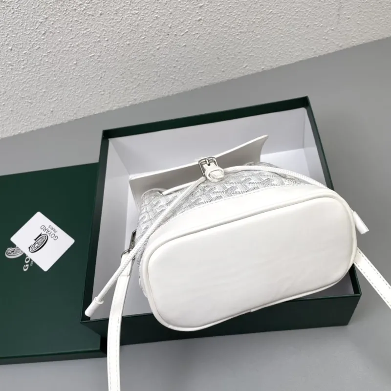 Goyard White Mini Backpack 809 - Image 7