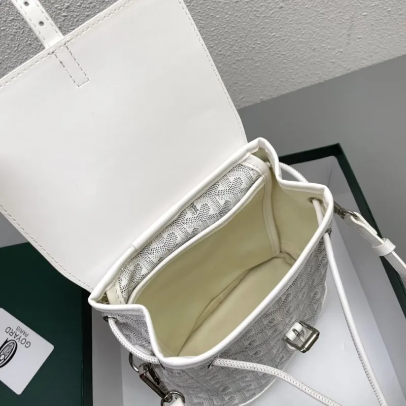 Goyard White Mini Backpack 809 - Image 8