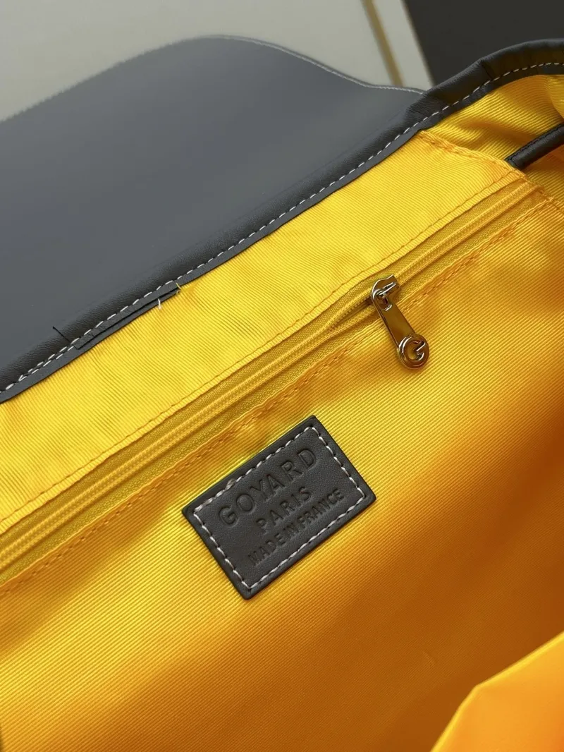 Goyard Gray Monogram Canvas Backpack - Image 8
