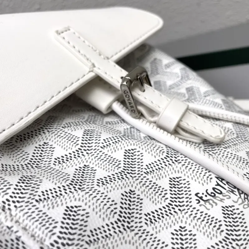 Goyard White Mini Backpack 809 - Image 4