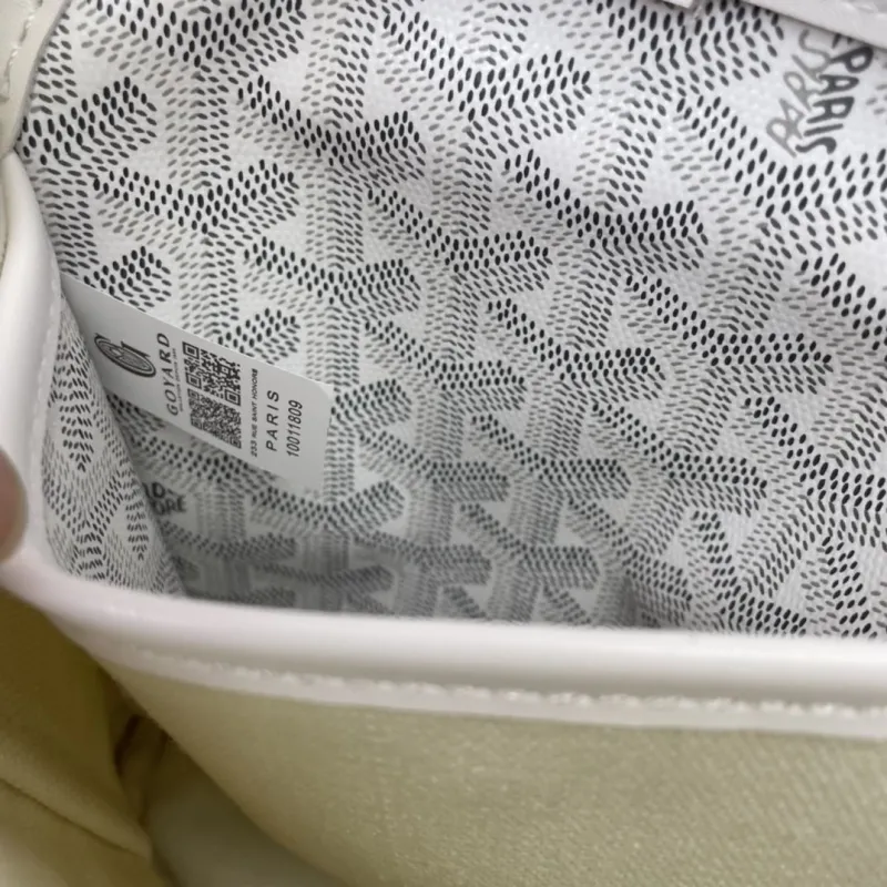 Goyard White Mini Backpack 809 - Image 9