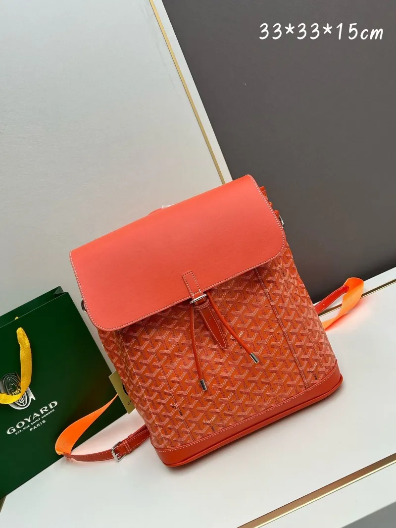 Goyard Orange Designer Backpack 121