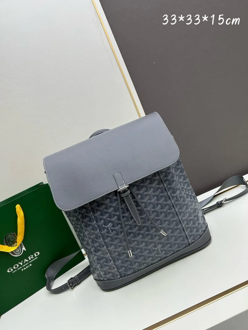 Goyard Gray Backpack Model 125