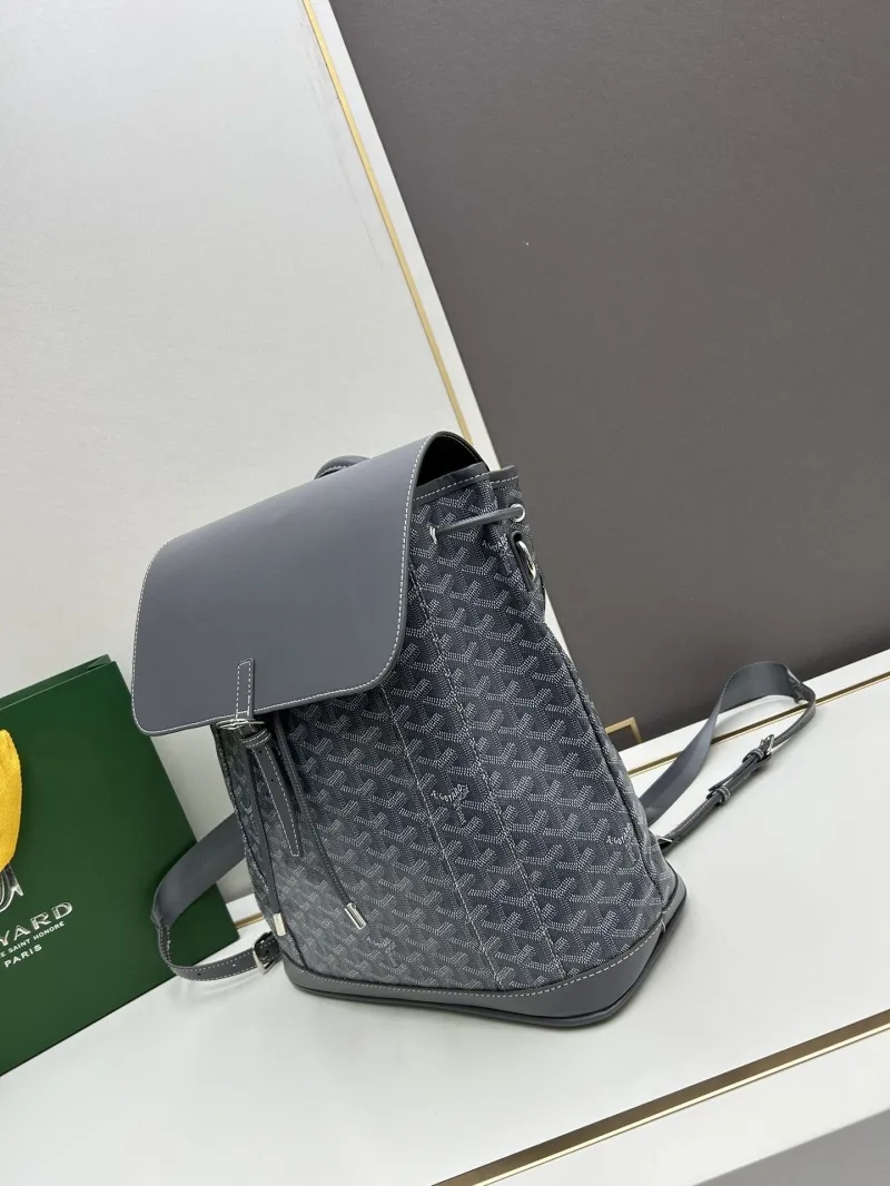 Alternative view of Goyard Gray Backpack Model 125