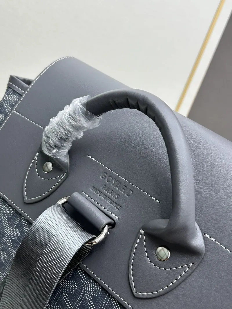 Goyard Gray Backpack Model 125 - Image 5