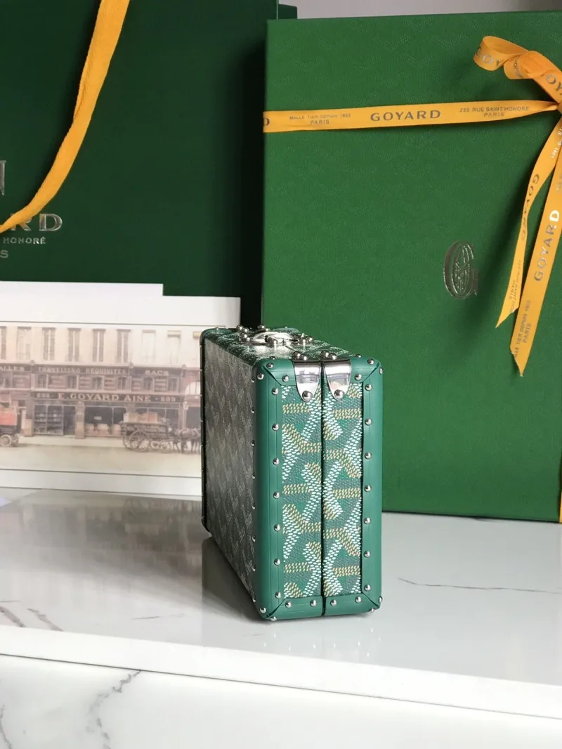 Goyard Green Crossbody Box Bag - Image 4