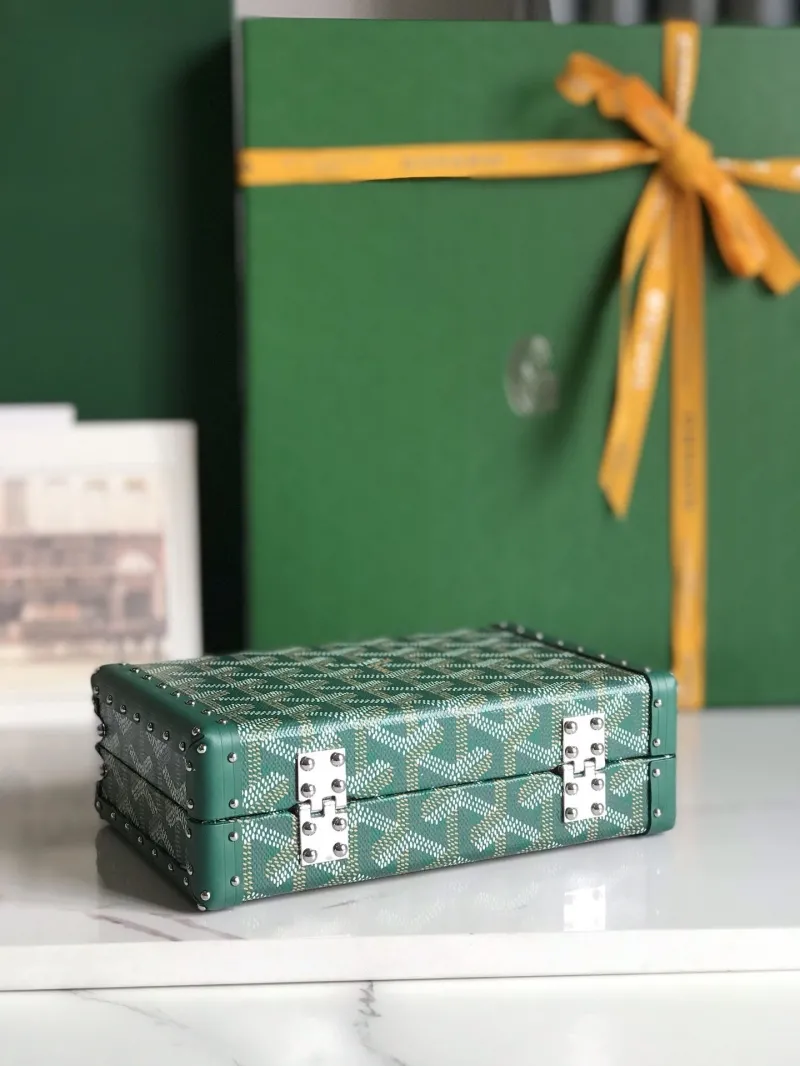 Goyard Green Crossbody Box Bag - Image 5