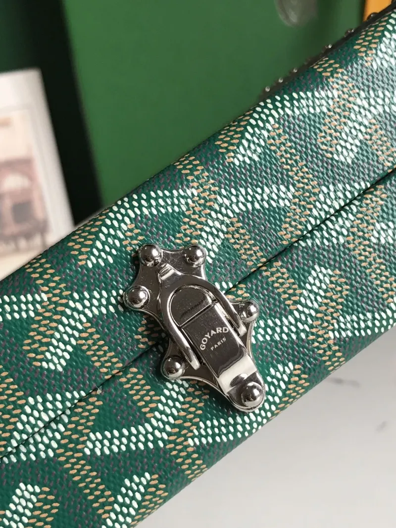 Goyard Green Crossbody Box Bag - Image 6