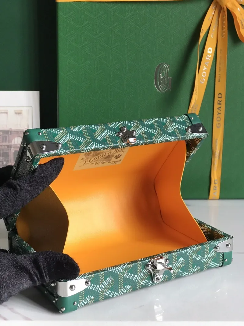 Goyard Green Crossbody Box Bag - Image 7