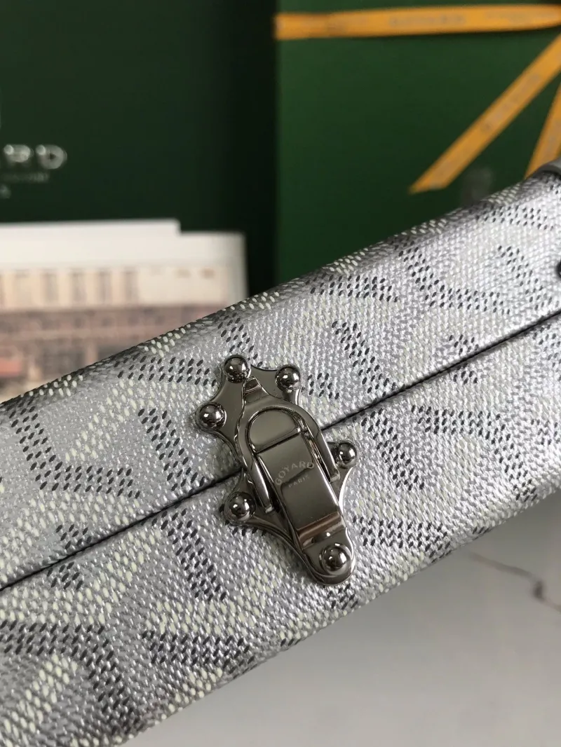 Goyard Silver Box Crossbody Bag - Image 4