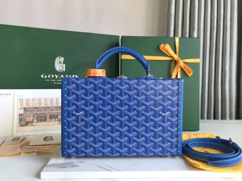 Goyard Blue Box Shoulder Bag 32
