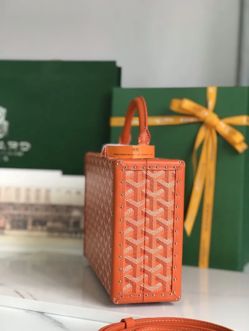 Alternative view of Goyard Orange Luxury Box Handbag