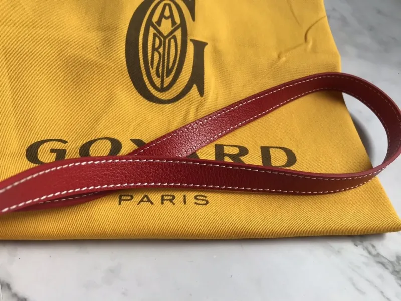 Goyard Red Bucket Bag - Image 9
