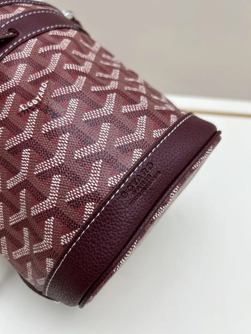 Goyard Burgundy Bucket Shoulder Bag - Image 4