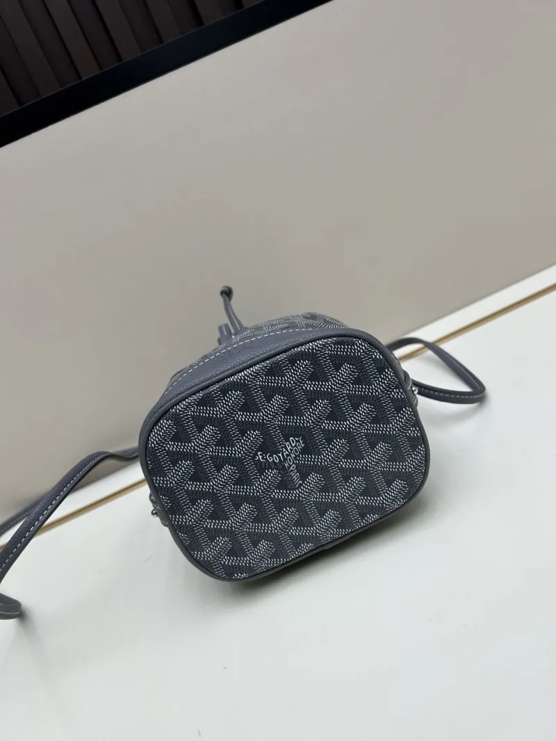 Goyard Gray Mini Bucket Crossbody Bag - Image 5