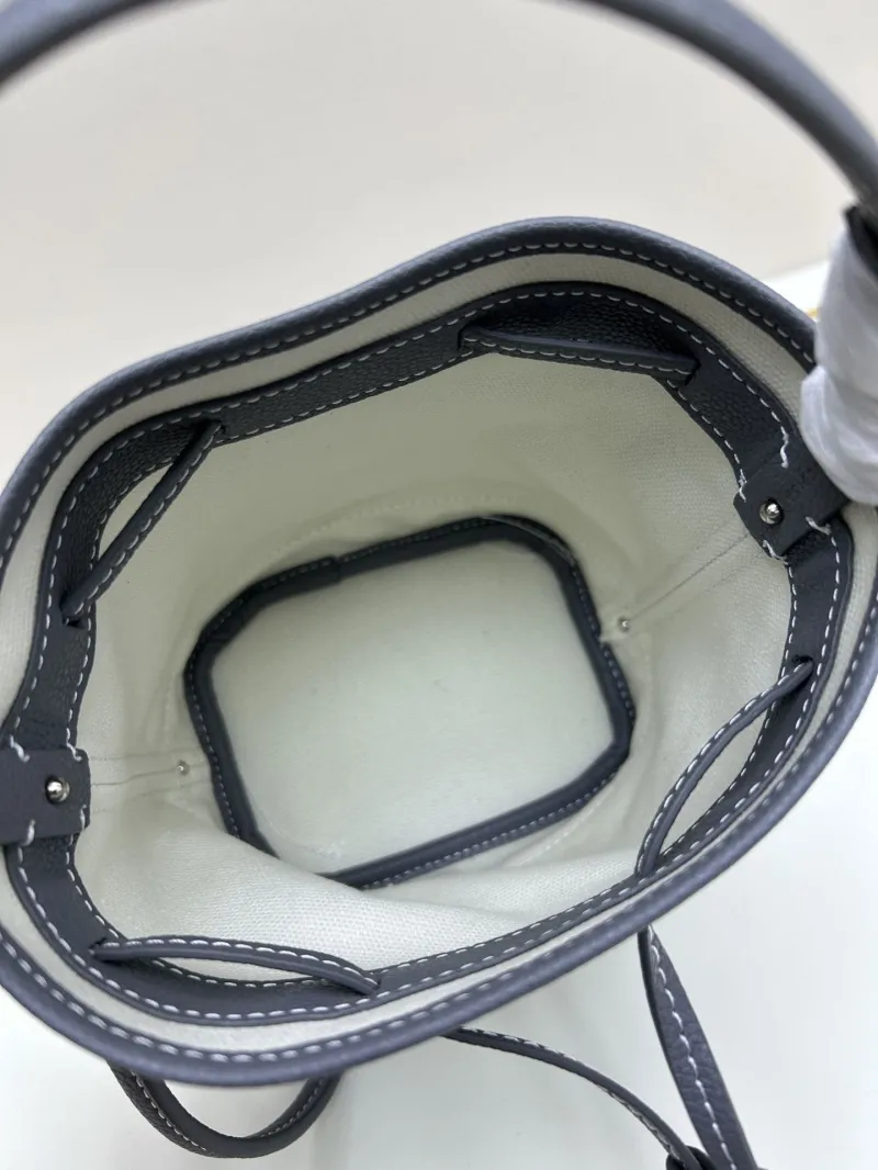 Goyard Gray Mini Bucket Crossbody Bag - Image 8