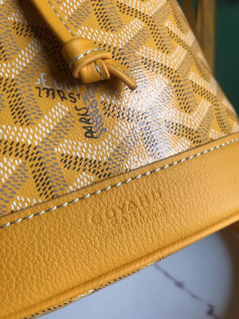 Goyard Yellow Bucket Bag Size 27 - Image 5