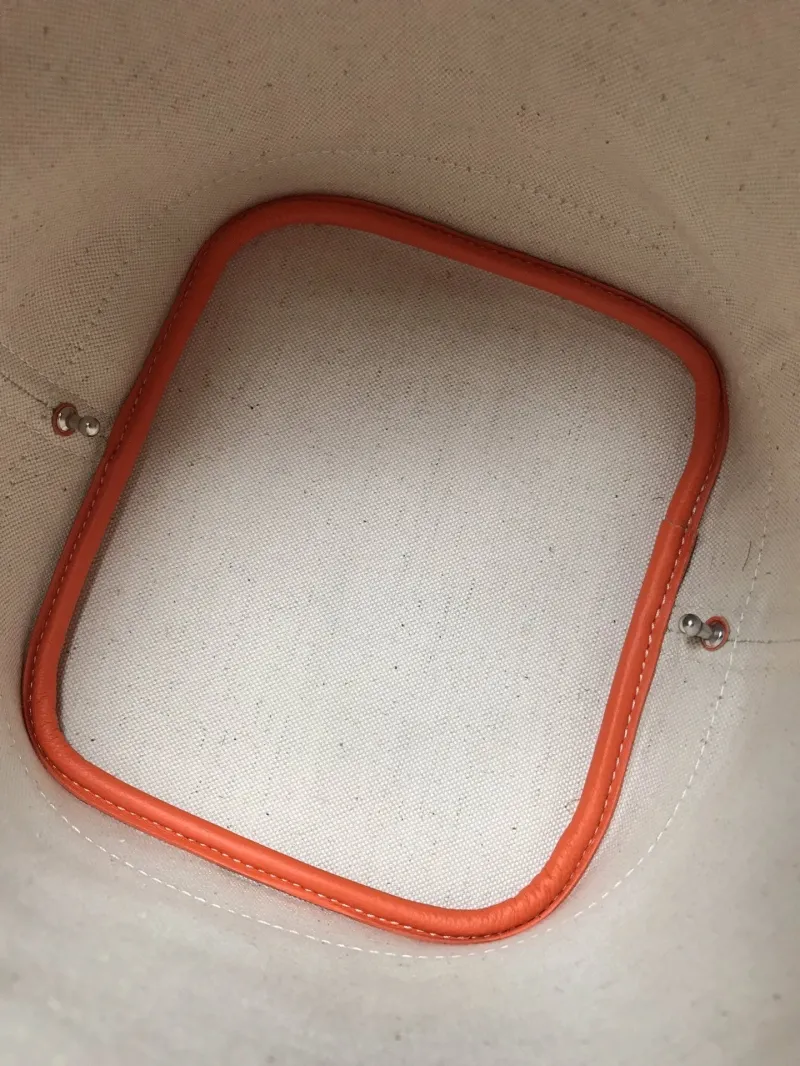 Goyard Orange Bucket Crossbody Bag - Image 8