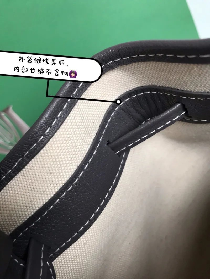 Goyard Dark Gray Bucket Shoulder Bag - Image 8