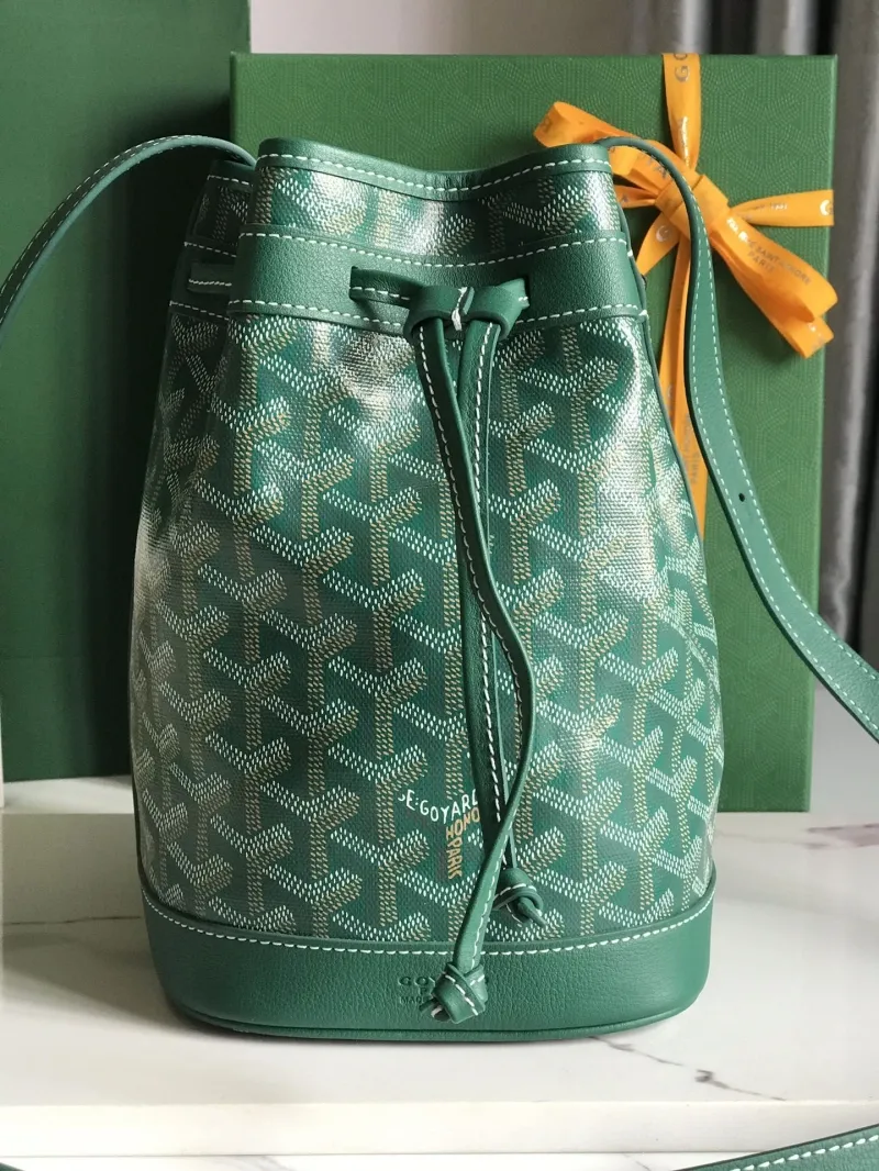 Goyard Green Crossbody Bucket Bag 54