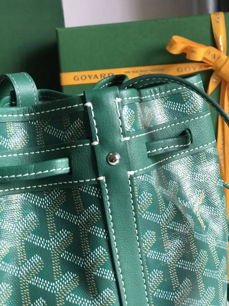 Goyard Green Crossbody Bucket Bag 54 - Image 8