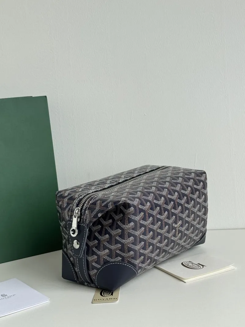 Goyard Dark Blue Cosmetic Bag 4 - Image 3