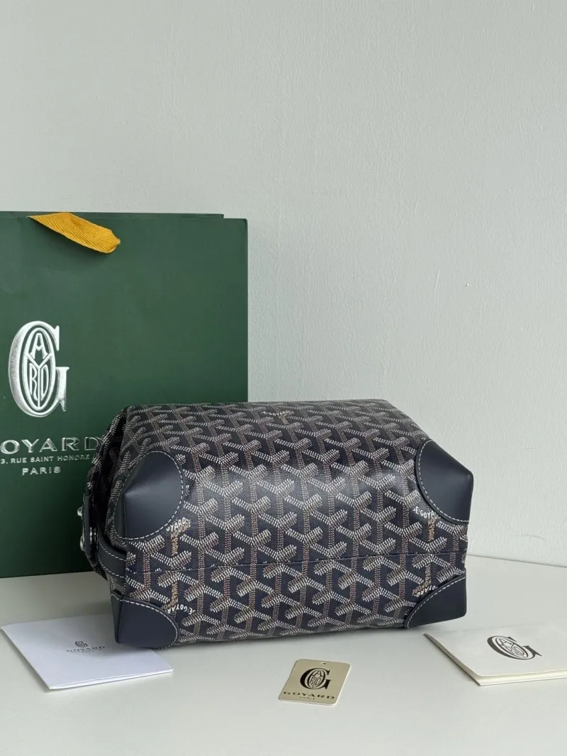 Goyard Dark Blue Cosmetic Bag 4 - Image 5