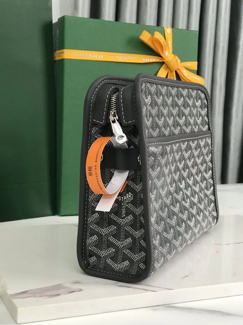 Goyard Dark Gray Cosmetic Pouch 31 - Image 4