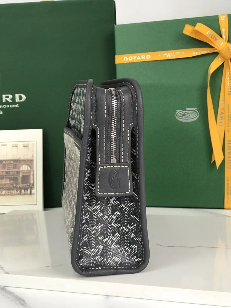 Goyard Dark Gray Cosmetic Pouch 31 - Image 5