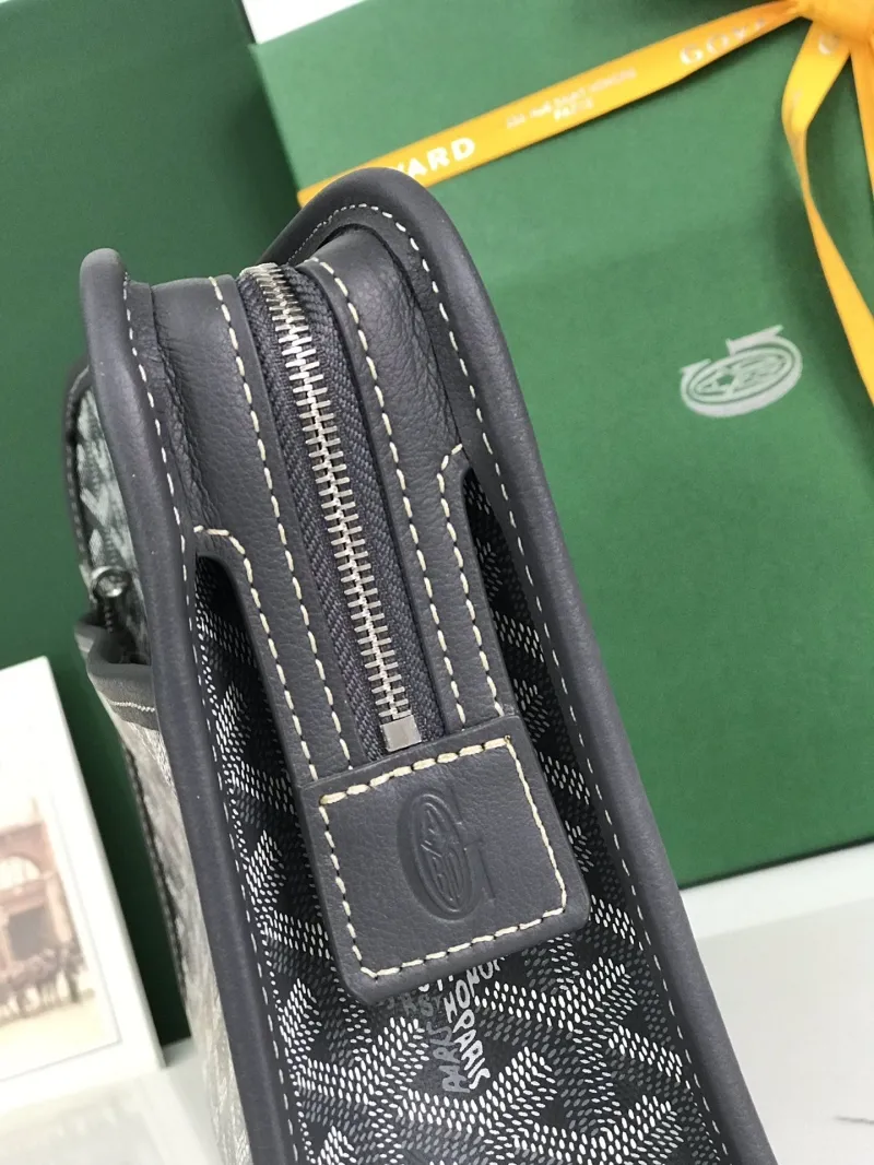 Goyard Dark Gray Cosmetic Pouch 31 - Image 7