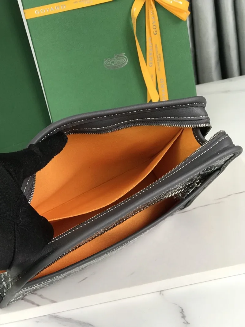 Goyard Dark Gray Cosmetic Pouch 31 - Image 8