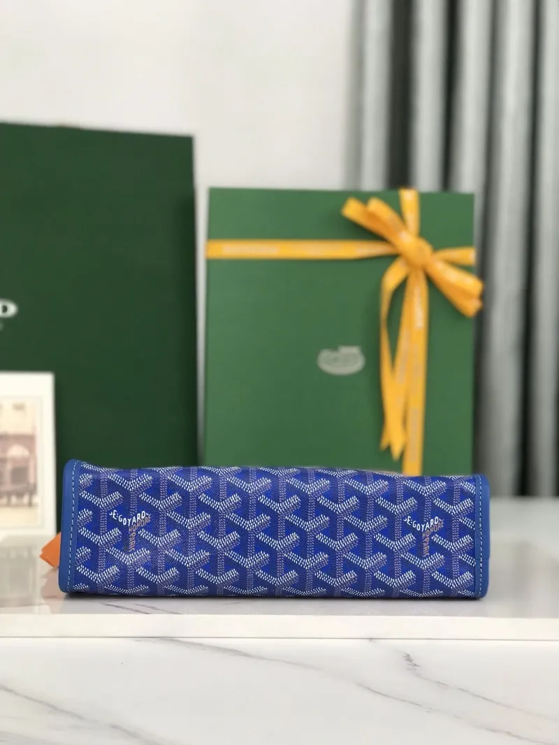 Goyard Blue Cosmetic Bag 36 - Image 3