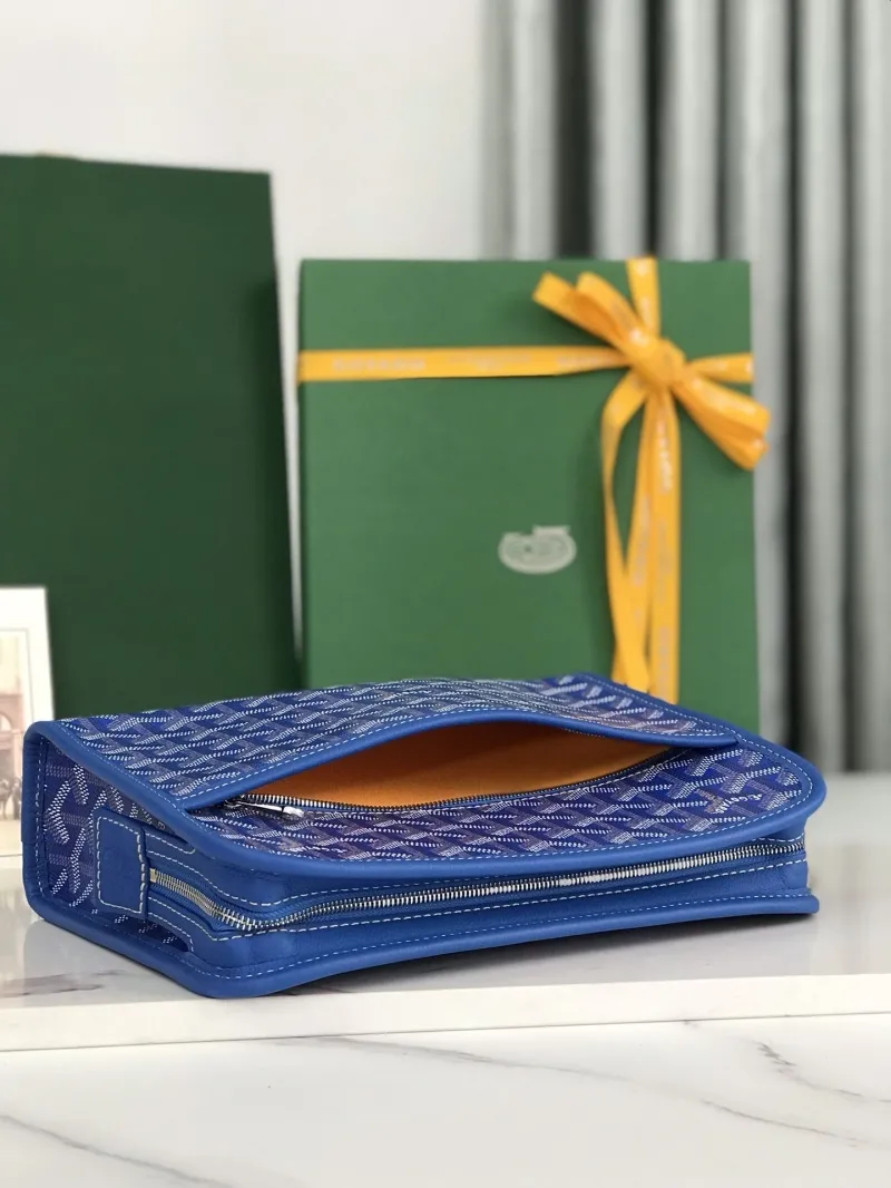 Goyard Blue Cosmetic Bag 36 - Image 5