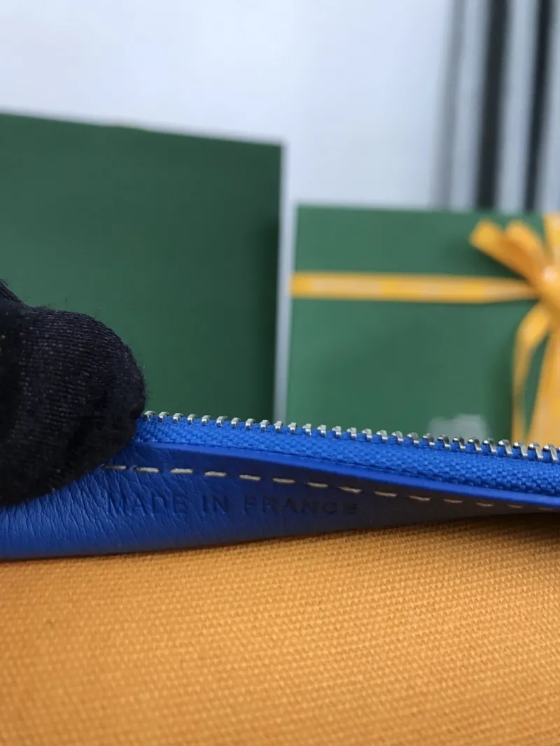 Goyard Blue Cosmetic Bag 36 - Image 7