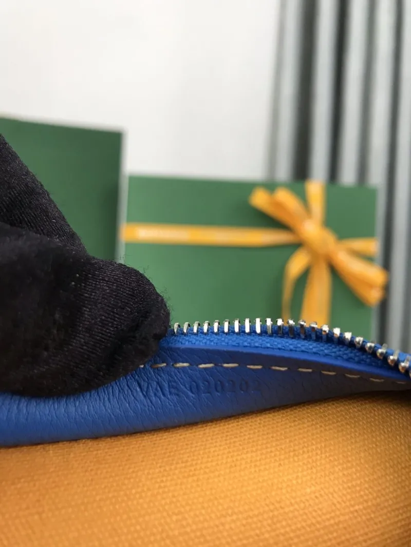 Goyard Blue Cosmetic Bag 36 - Image 9