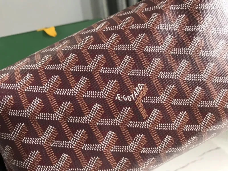 Goyard Burgundy Cosmetic Bag 63 - Image 5