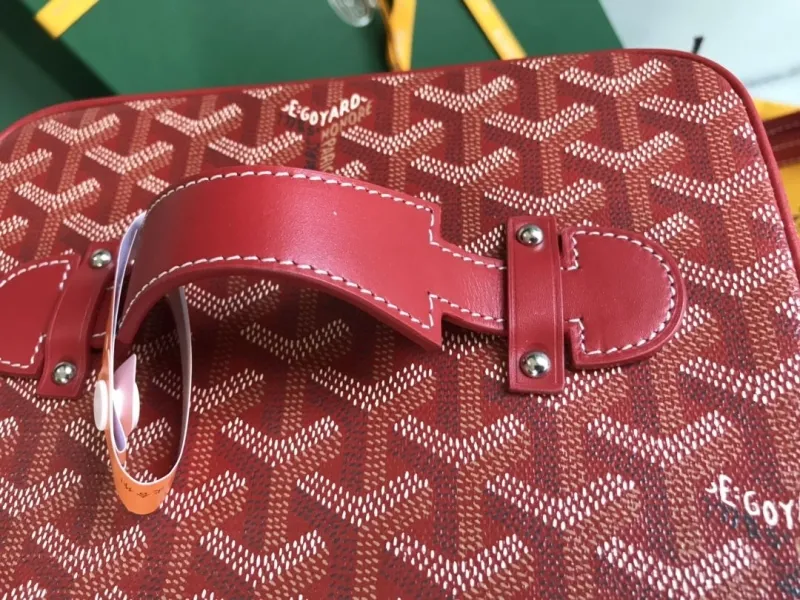 Goyard Red Cosmetic Bag 75 - Image 5