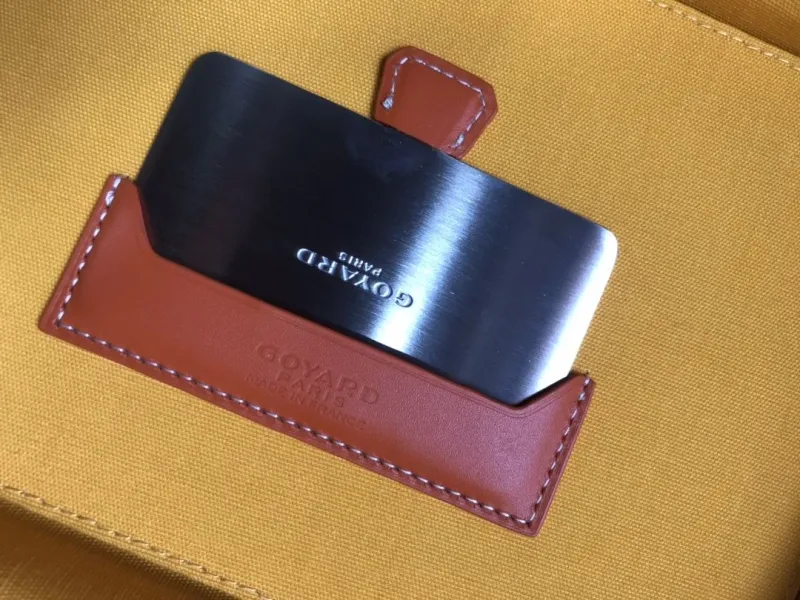 Goyard Orange Cosmetic Bag 77 - Image 7