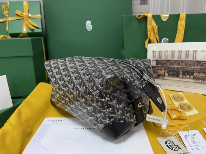 Goyard Black Cosmetic Bag 79 - Image 3