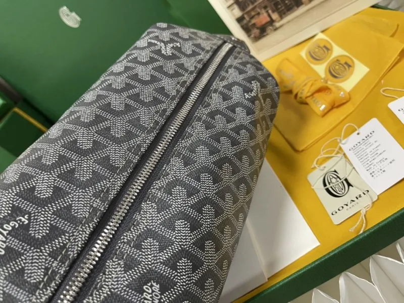 Goyard Gray Cosmetic Bag - Image 6